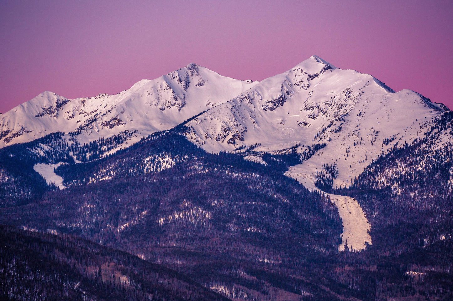 PEAK ONE 12X18 METAL PRINT