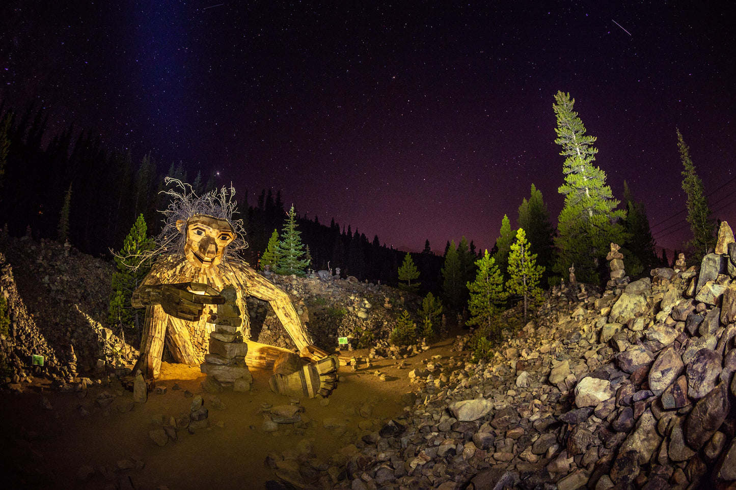 THE TROLL OF BRECKENRIDGE 12X18 METAL PRINT